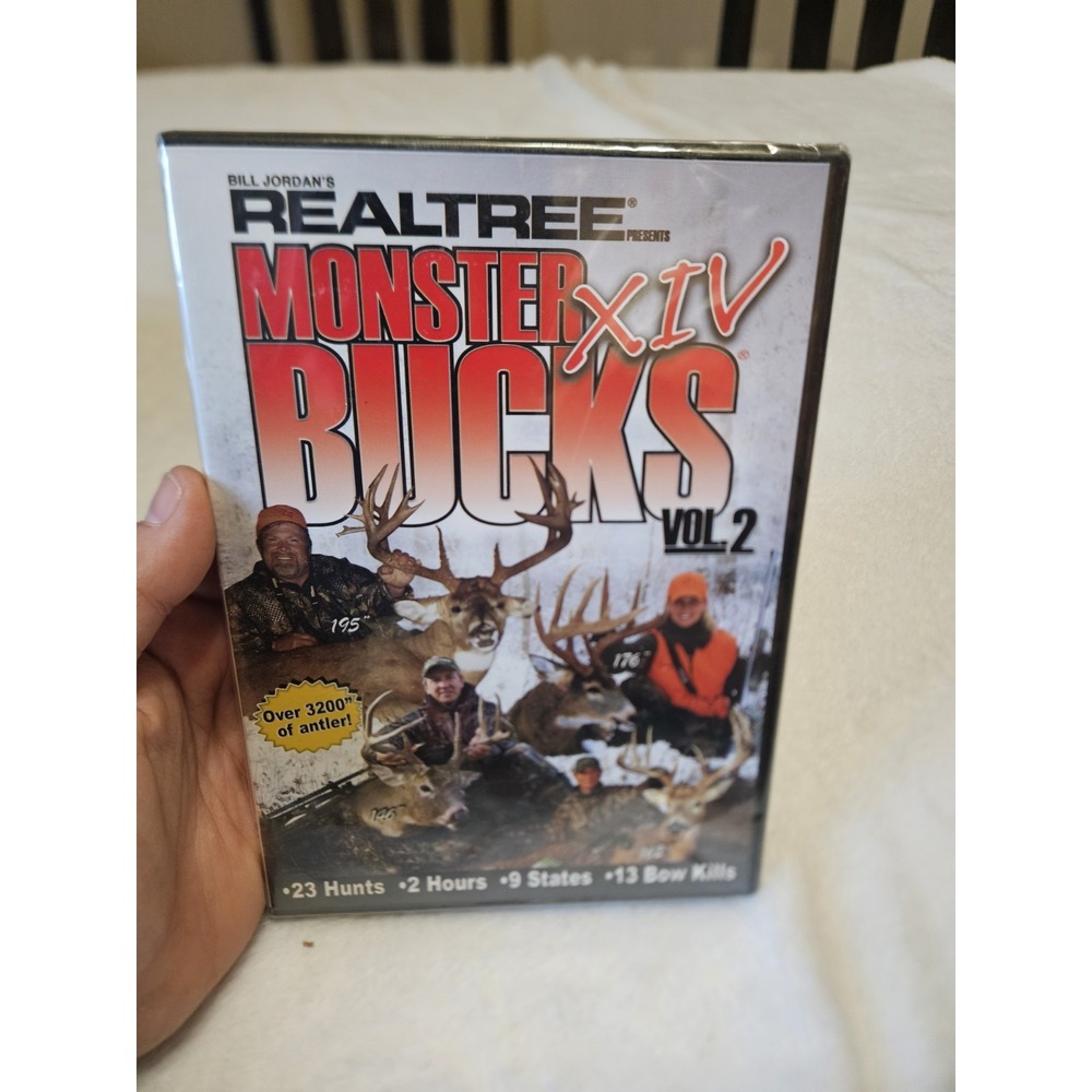 Bill Jordan's Realtree Monster Bucks XIV Volume 2 DVD New Sealed Hunting